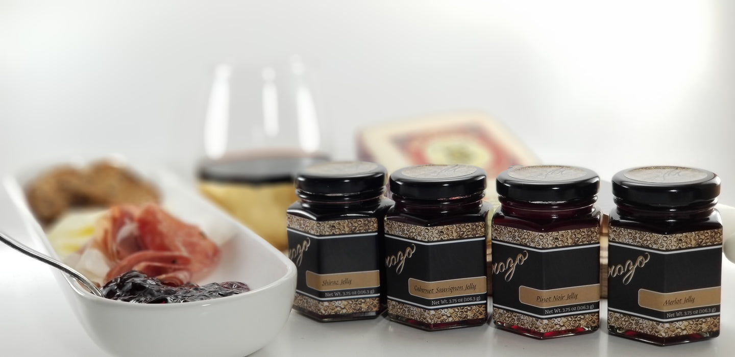 Red Wine Jelly Gift Set (4 each 3.75 fl oz jars)